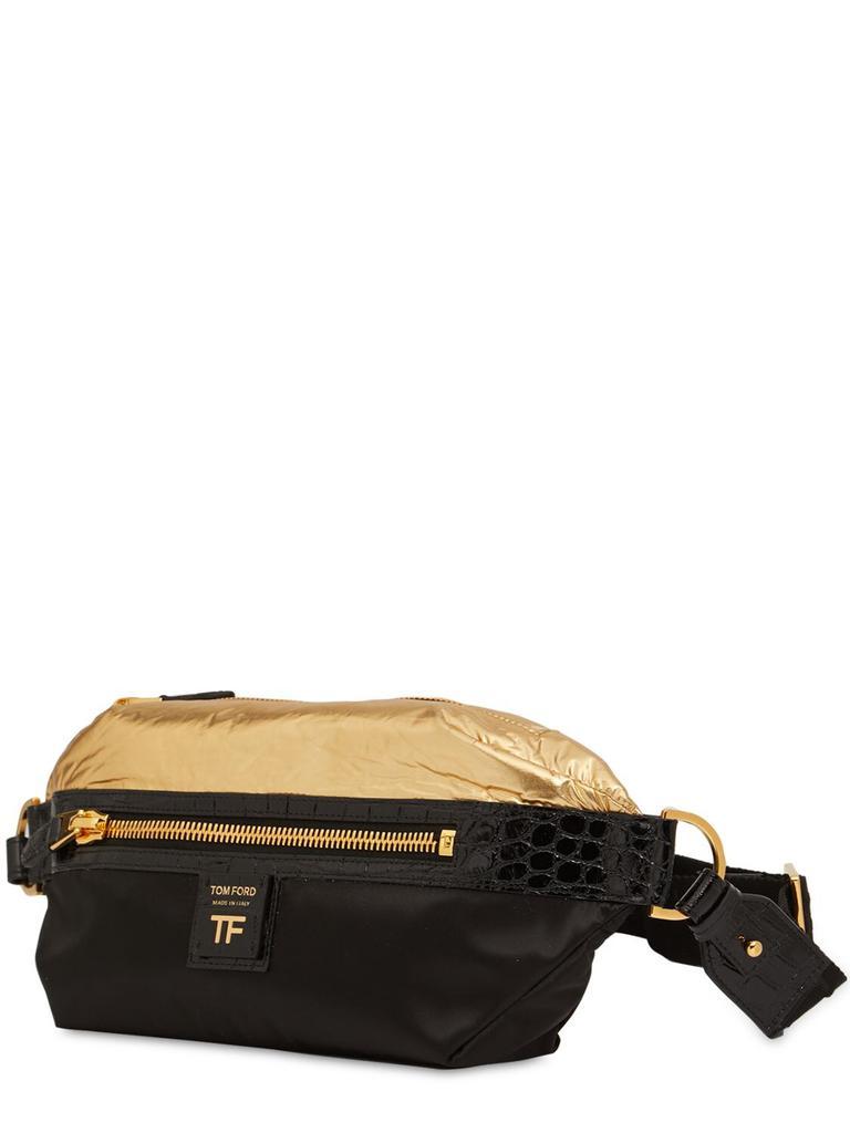 商品Tom Ford|Sofya Nylon & Leather Belt Bag,价格¥14599,第4张图片详细描述