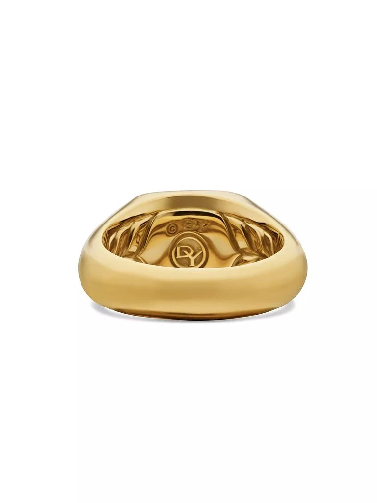 商品David Yurman|Shipwreck Signet Ring in 18K Yellow Gold,价格¥74172,第4张图片详细描述