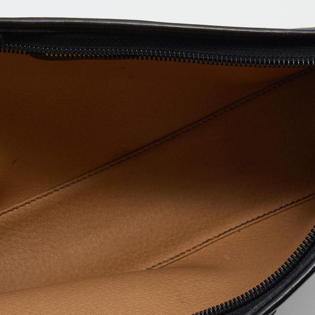 Dior Black Oblique Coated Canvas And Leather Clutch商品第7张图片规格展示