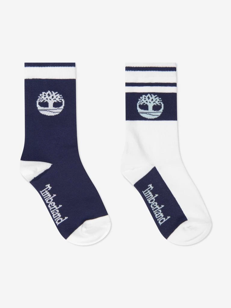 商品Timberland|Boys Socks Set in Navy (2 Pairs),价格¥59,第1张图片