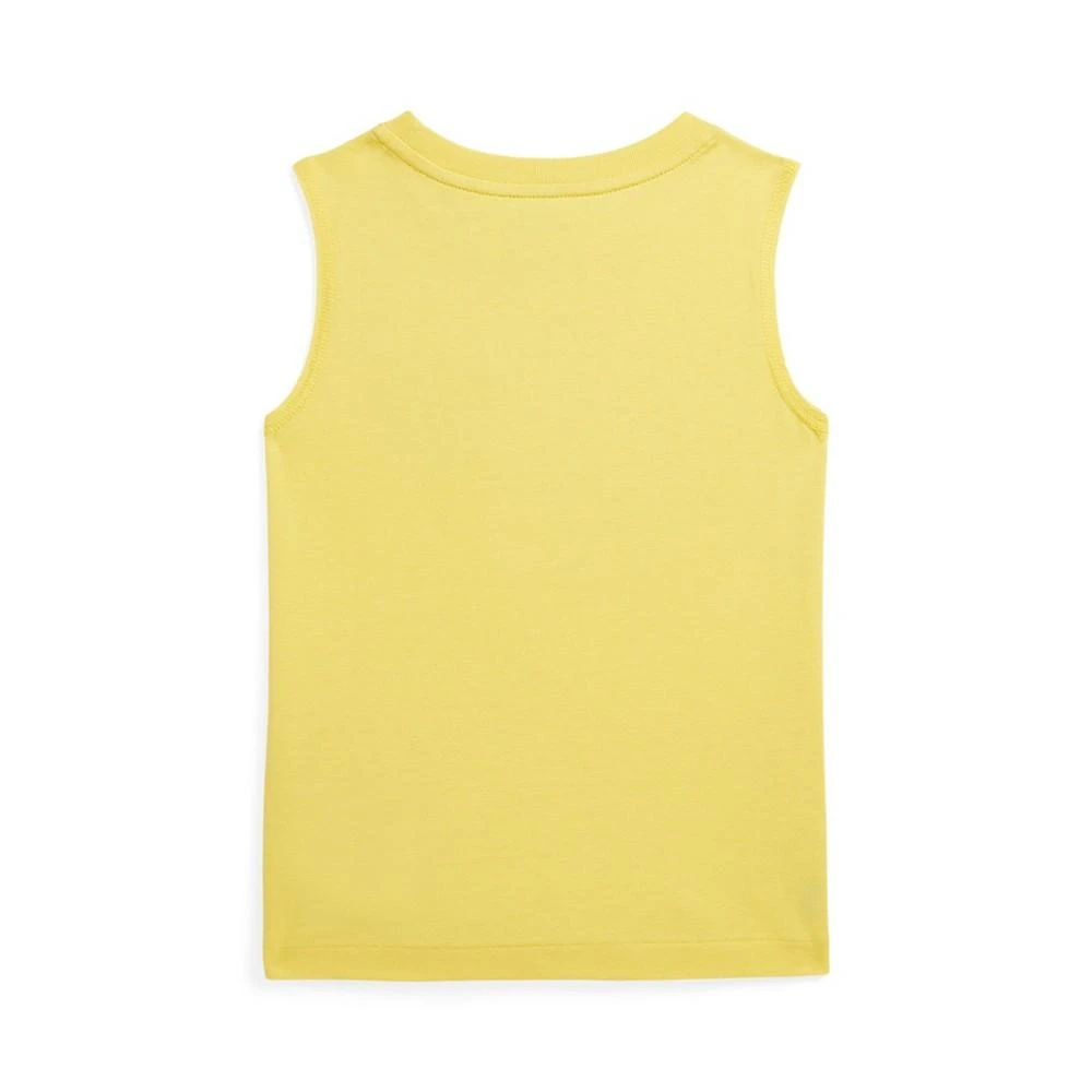 商品Ralph Lauren|Toddler and Little Boys Cotton Jersey Pocket Tank T-shirt,价格¥76,第2张图片详细描述