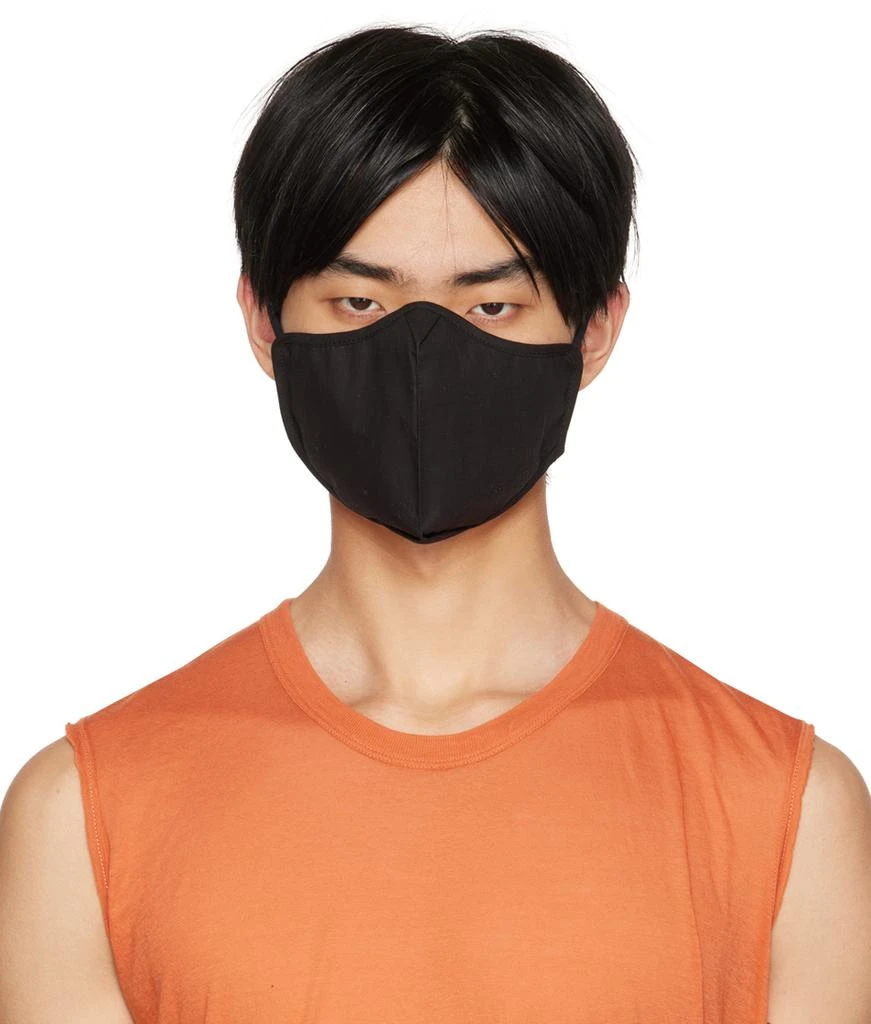 商品Rick Owens|Black Self-Tie Face Mask,价格¥132,第1张图片