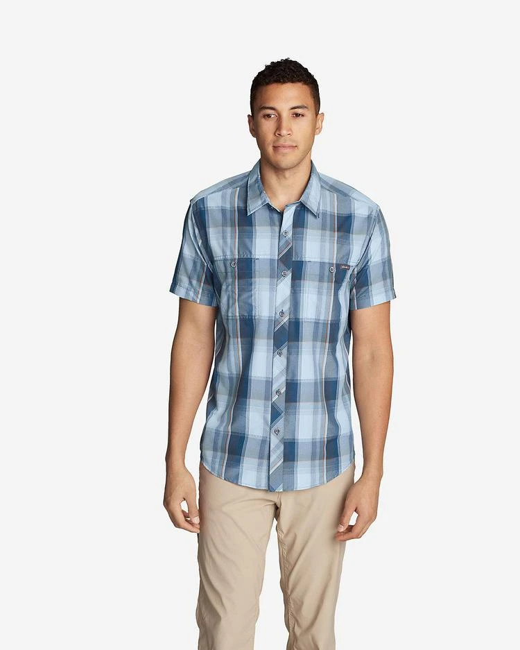 商品Eddie Bauer|Men's Greenpoint 短袖衬衫,价格¥298,第2张图片详细描述