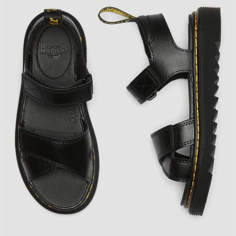 DR. MARTENS KIDS' VOSSIE LAMPER SANDAL - BLACK 商品