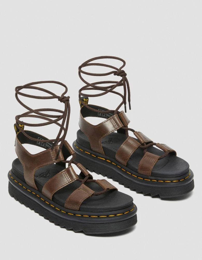 商品Dr. Martens|Dr Martens Nartilla sandals in dark brown,价格¥470,第2张图片详细描述