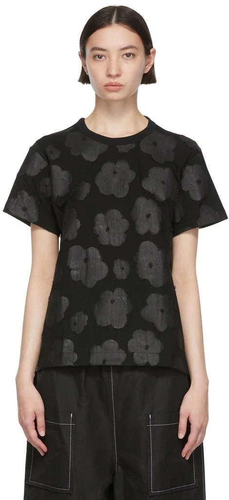 商品Comme des Garcons|Black Cotton T-Shirt,价格¥607,第1张图片