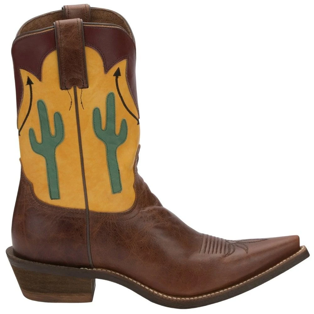 商品Nocona Boots|Phoenix Brown Embroidery Snip Toe Cowboy Boots,价格¥683,第1张图片