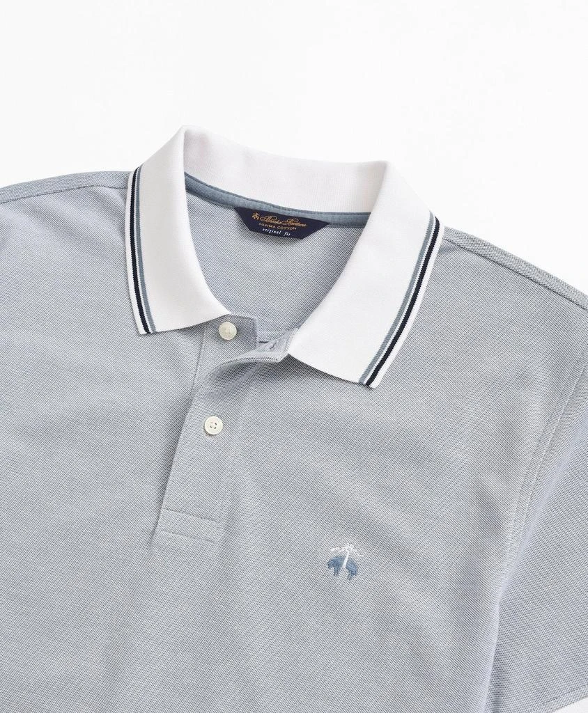 商品Brooks Brothers|Original Fit Stretch Striped-Trim Polo Shirt,价格¥331,第2张图片详细描述