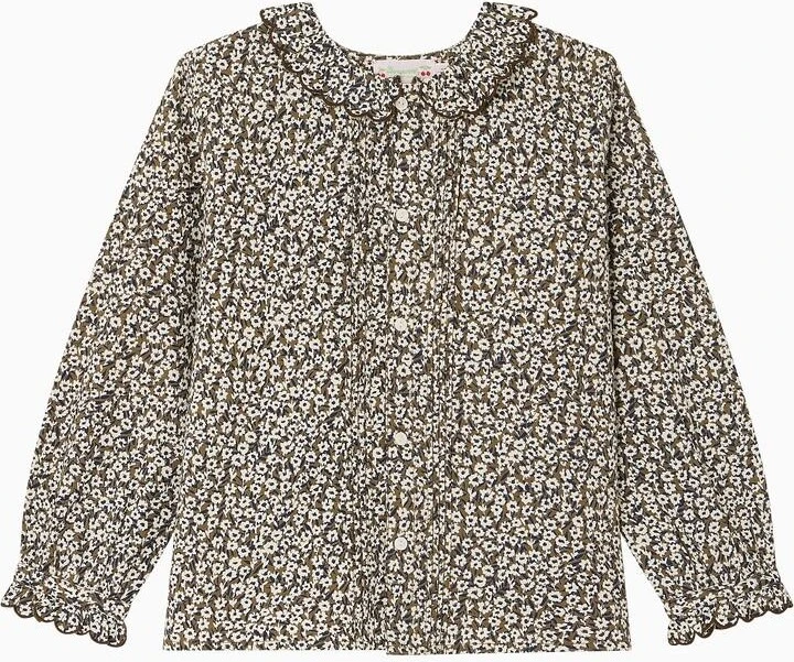 商品Bonpoint|BONPOINT 褐色女童衬衫 P03GBLW00010-568B,价格¥864,第1张图片