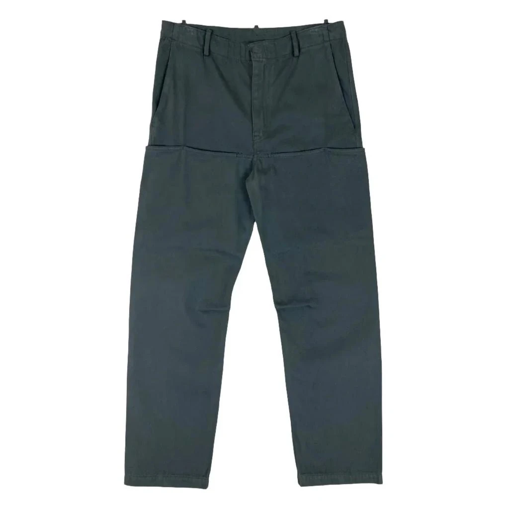 商品YEEZY|Yeezy Gap Engineered by Balenciaga Sateen Cargo Pants - Dark Green,价格¥454,第3张图片详细描述