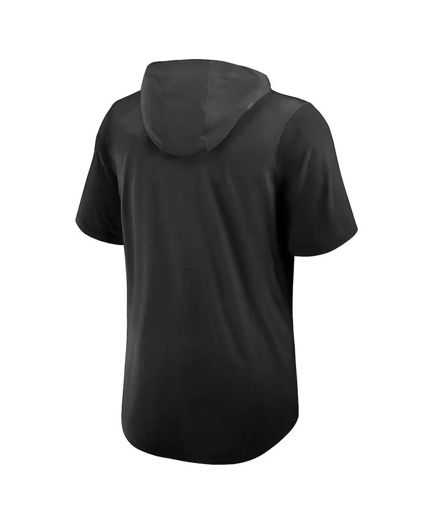 商品NIKE|Men's Black Los Angeles Dodgers Tri-Blend Performance Hoodie T-Shirt,价格¥445,第2张图片详细描述