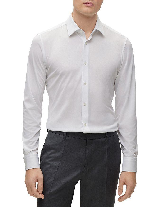 商品Hugo Boss|Hank Kent Slim Fit Long Sleeve Shirt,价格¥1395,第3张图片详细描述