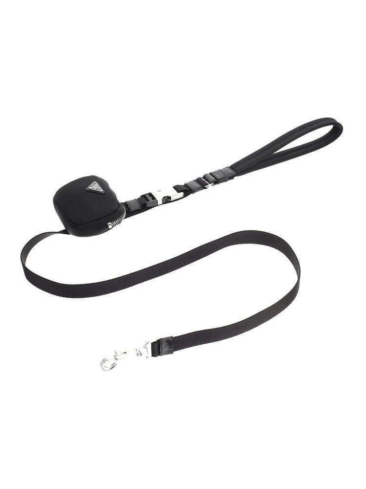 商品Prada|Prada Triangle Logo Plaque Pouch Pet Leash,价格¥3480,第1张图片