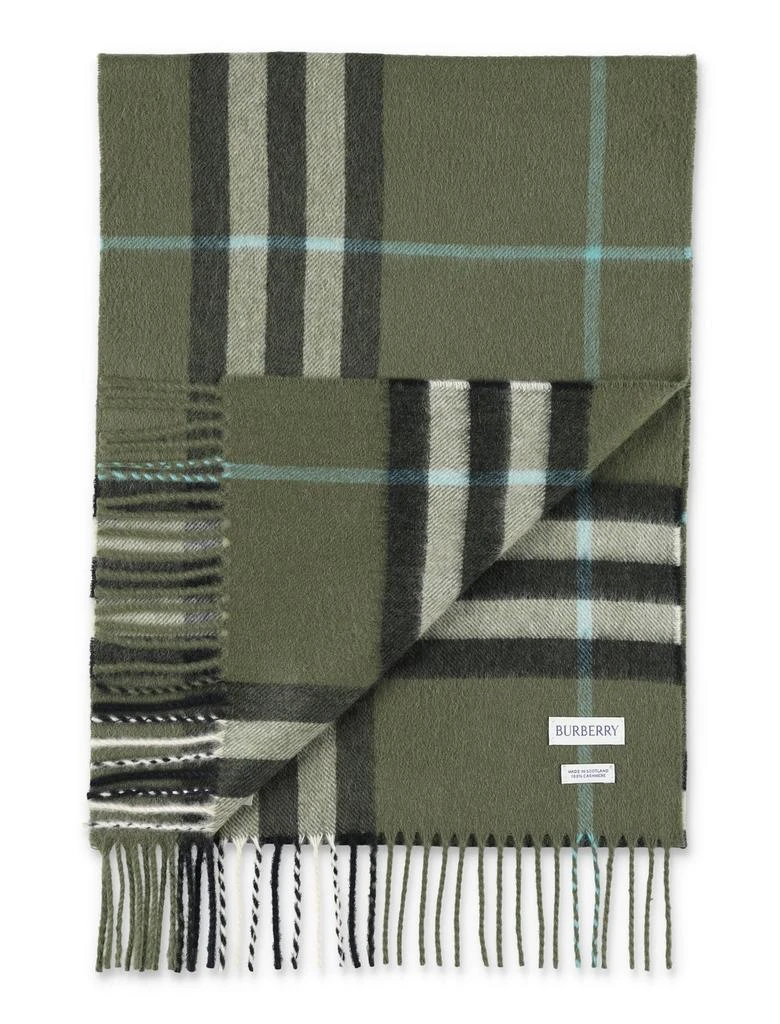 商品Burberry|Burberry Checked Fringed-Edge Scarf,价格¥2725,第2张图片详细描述