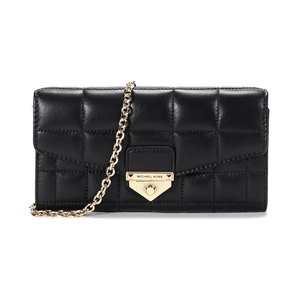MICHAEL KORS 女士黑色单肩包 32S1G1SC9L-BLACK 商品