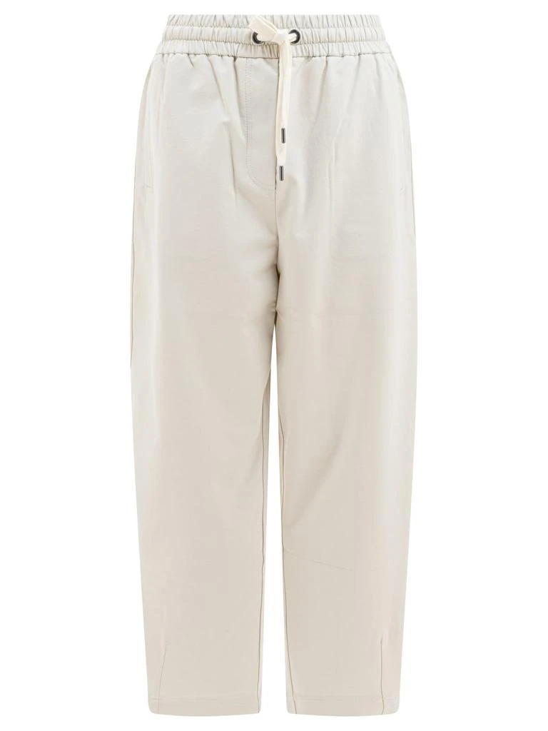 商品Brunello Cucinelli|Trousers White,价格¥5775,第1张图片