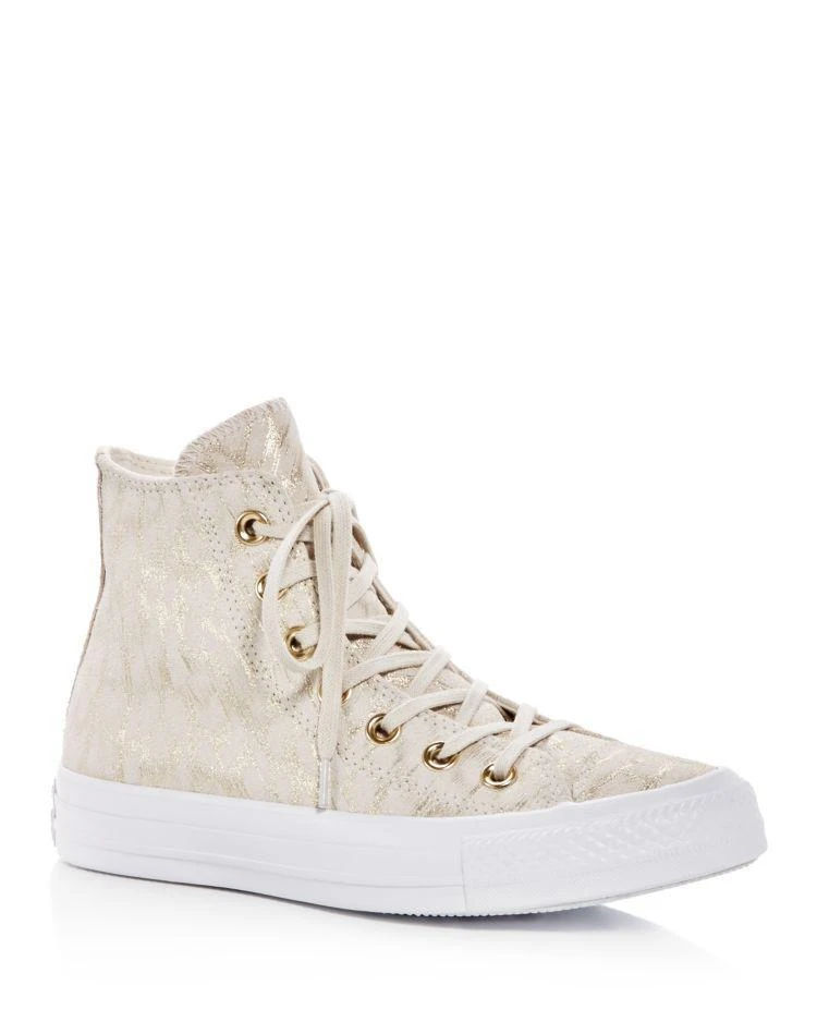 商品Converse|Converse Women's Chuck Taylor All Star Printed Suede High Top Sneakers,价格¥359,第1张图片