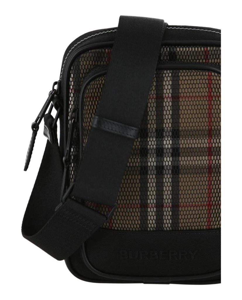 商品Burberry|Check Print Mesh Crossbody Bag,价格¥5261,第3张图片详细描述