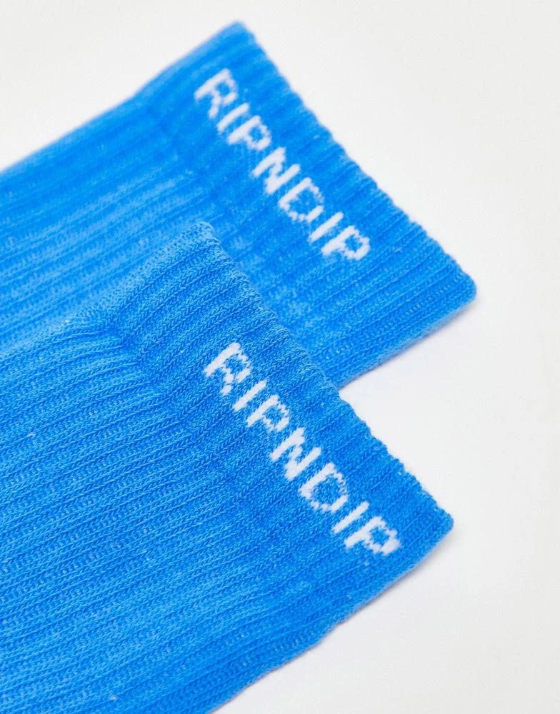 商品Rip N Dip|RIPNDIP lord nermal socks in blue,价格¥116,第4张图片详细描述
