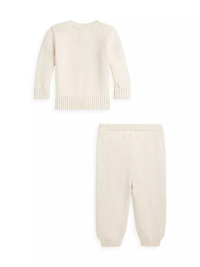商品Ralph Lauren|Baby Boy's 2-Piece Polo Bear Sweater & Joggers Set,价格¥549,第2张图片详细描述