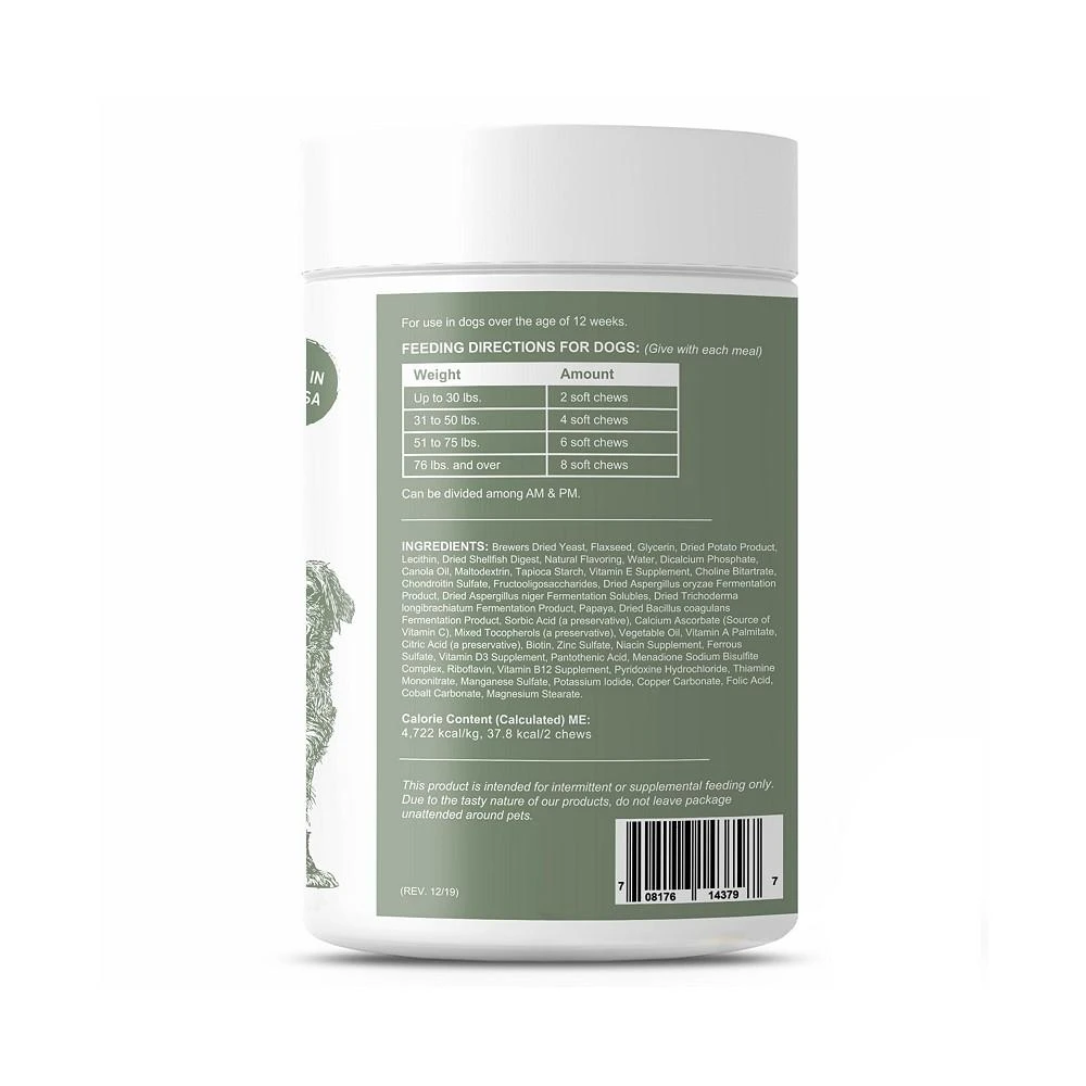 商品Chew + Heal|MaxProtect Hip + Joint Support, Dog Supplement & Multivitamin - 240 Delicious Total Chews,价格¥298,第2张图片详细描述