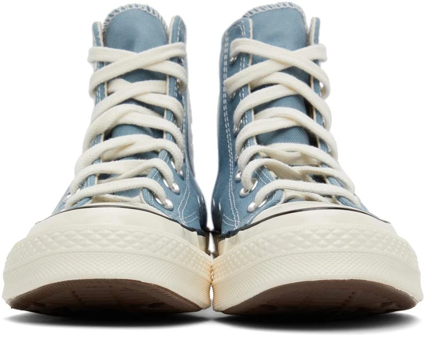 商品Converse|Blue Recycled Canvas Chuck 70 Hi Sneakers,价格¥599,第2张图片详细描述