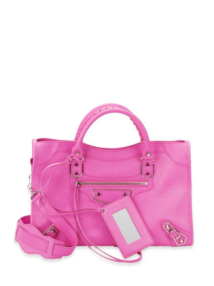 商品Balenciaga|Leather Buckle Tote Bag,价格¥10827,第1张图片