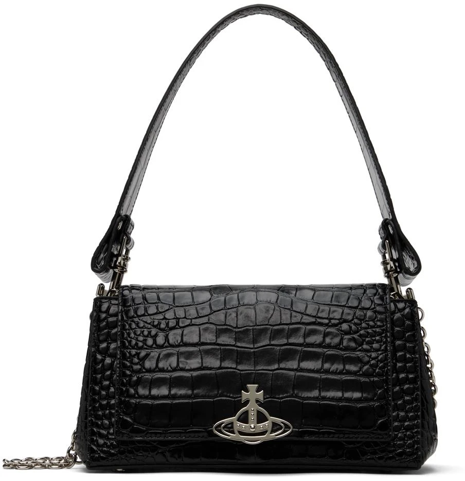 商品Vivienne Westwood|Black Medium Hazel Bag,价格¥4515,第1张图片