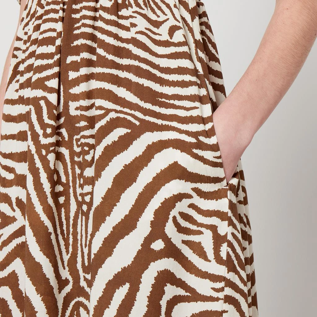 商品Barbour|Barbour X House of Hackney Martello Zebra-Print Lyocell Dress,价格¥231,第4张图片详细描述