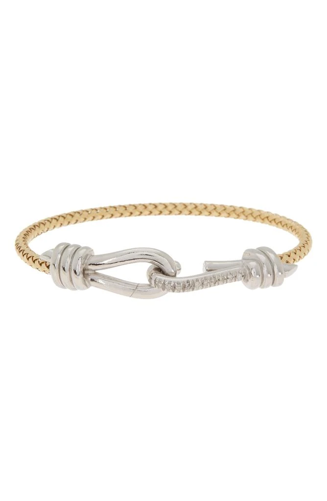 商品MESHMERISE|18K Gold Plated Diamond Bangle Bracelet - 0.12 ctw,价格¥1565,第1张图片