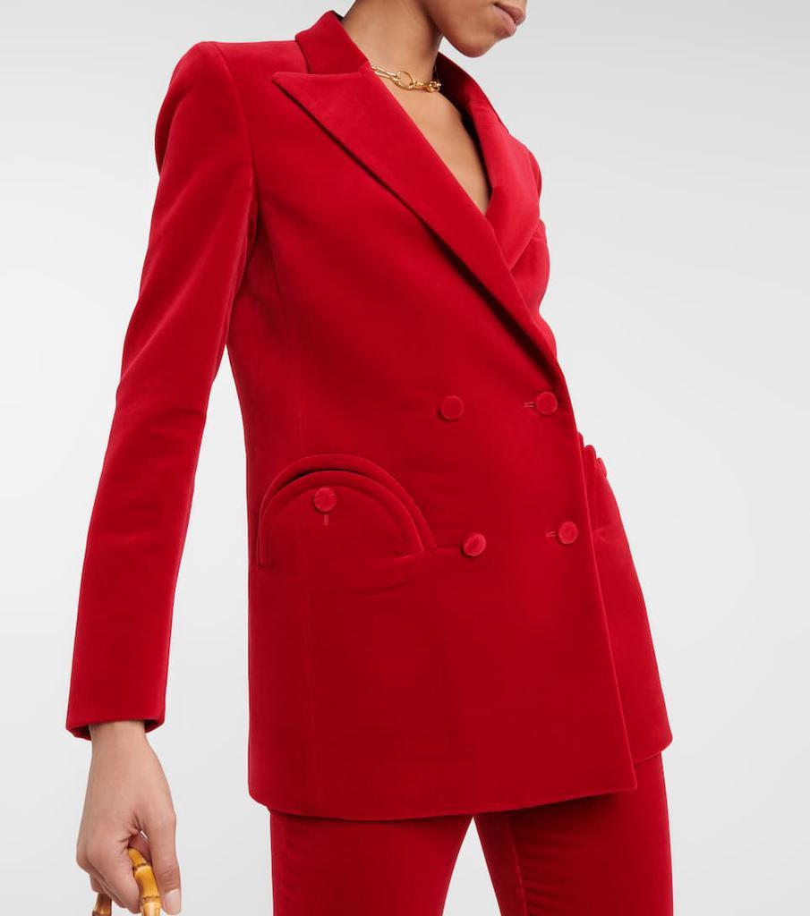 商品BLAZÉ MILANO|Everyday棉质天鹅绒西装式外套,价格¥8614,第6张图片详细描述