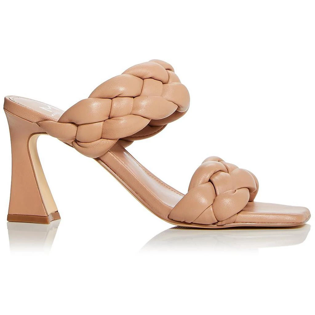 商品Marc Fisher|Marc Fisher Womens Hammy Leather Square Toe Block Heel,价格¥46,第3张图片详细描述