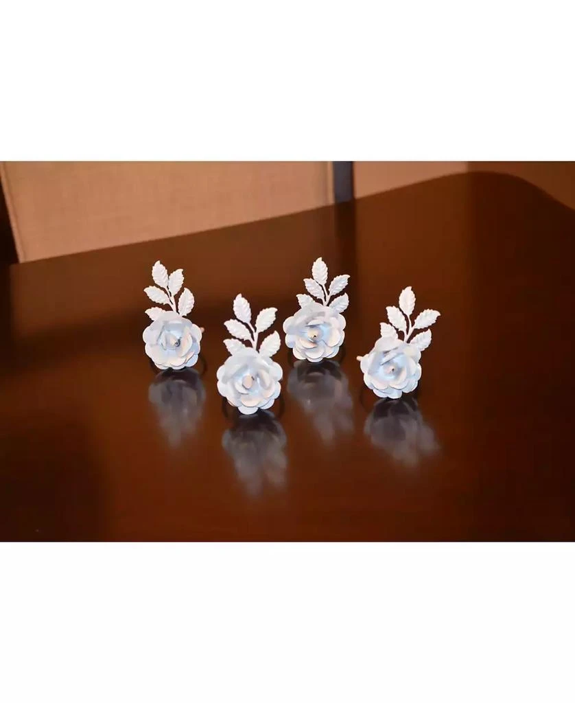 商品Vibhsa|Rose Napkin Ring Set of 4,价格¥182,第3张图片详细描述