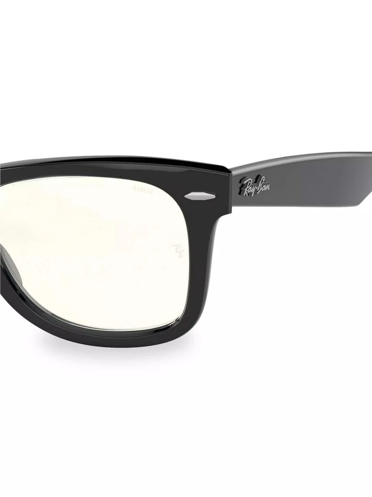 商品Ray-Ban|0RB2140EVOLVE 50MM Wayfarer Photochromic Sunglasses,价格¥1508,第5张图片详细描述