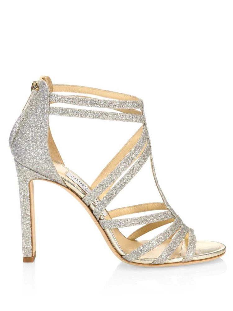 商品Jimmy Choo|Selina Glitter Sandals,价格¥2683,第5张图片详细描述