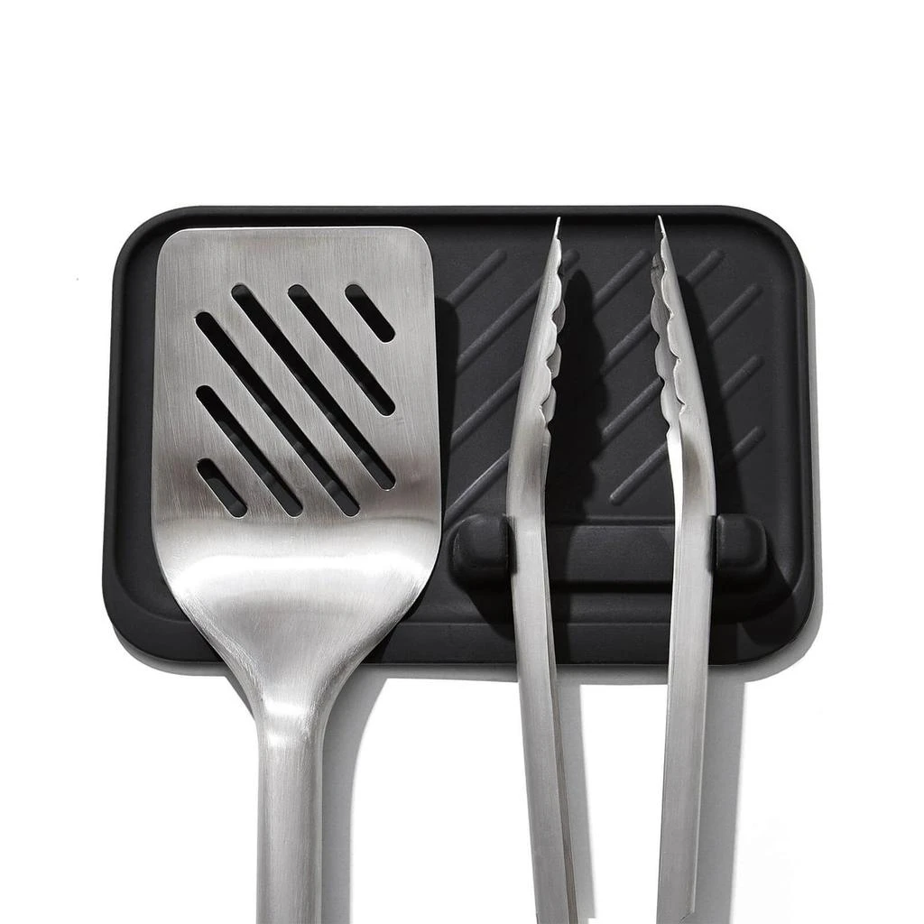 商品OXO|OXO Good Grips Grilling 3pc Set- Turner, Tongs and Tool Rest,价格¥189,第1张图片