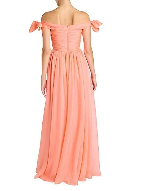 商品Giambattista Valli|Silk Georgette Off-The-Shoulder Gown,价格¥50944,第5张图片详细描述