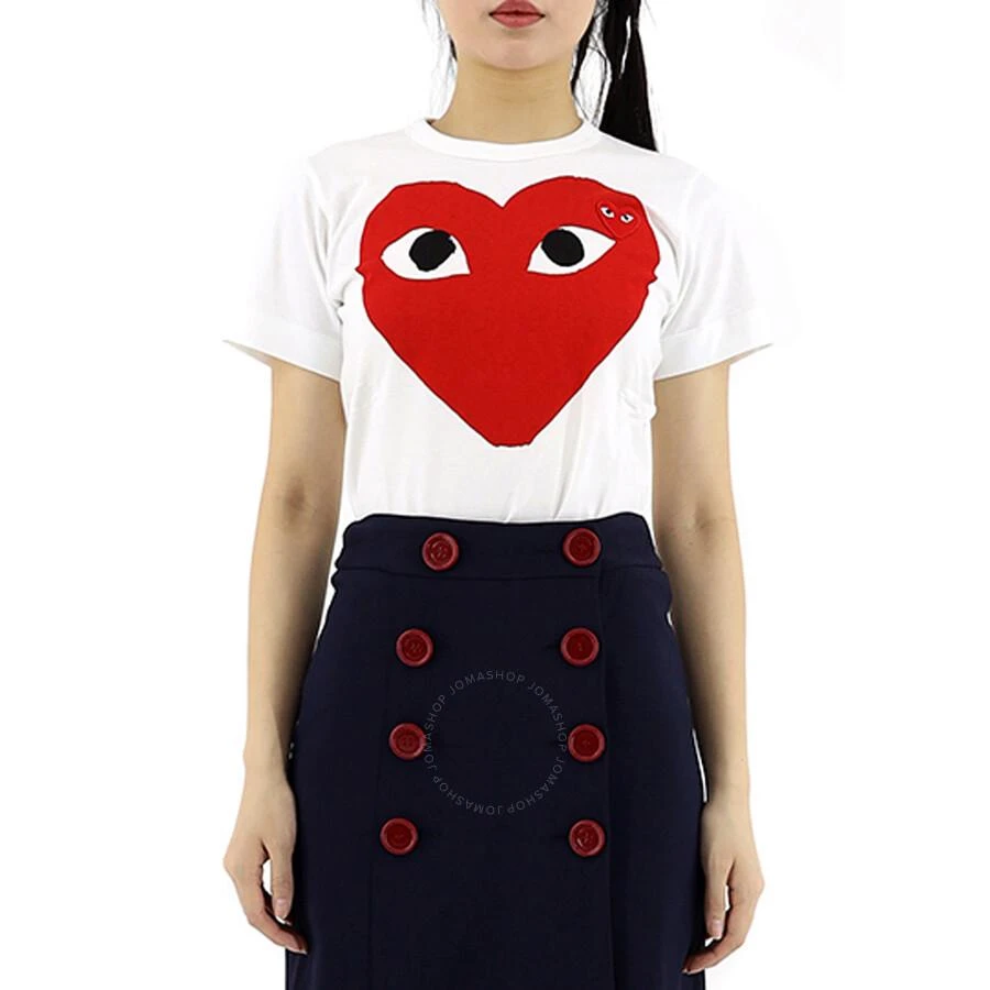 商品Comme des Garcons|Ladies Short-sleeve Big Heart T-shirt,价格¥447,第1张图片