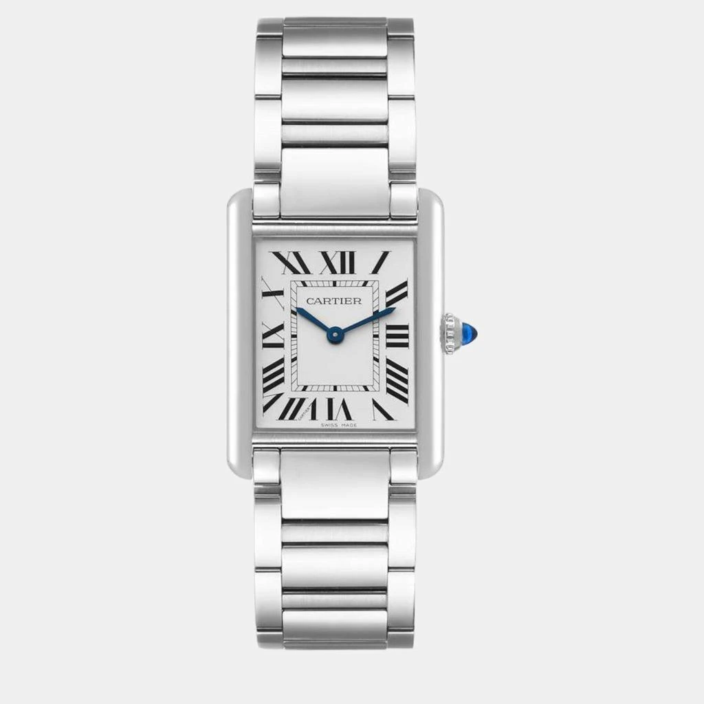 商品[二手商品] Cartier|Cartier Tank Must Large Steel Silver Dial Ladies Watch WSTA0052 33.7 x 25.5 mm,价格¥36439,第1张图片