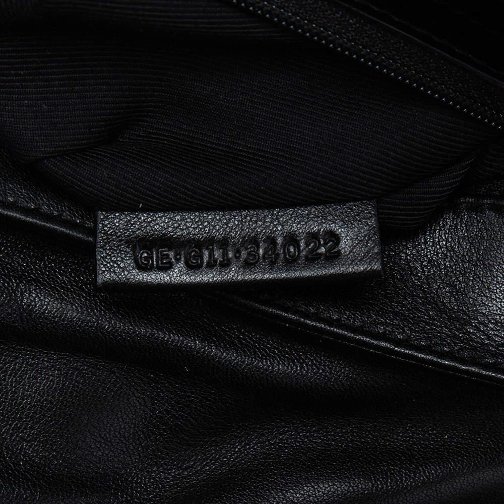 Bvlgari Black Leather Flap Shoulder Bag商品第8张图片规格展示