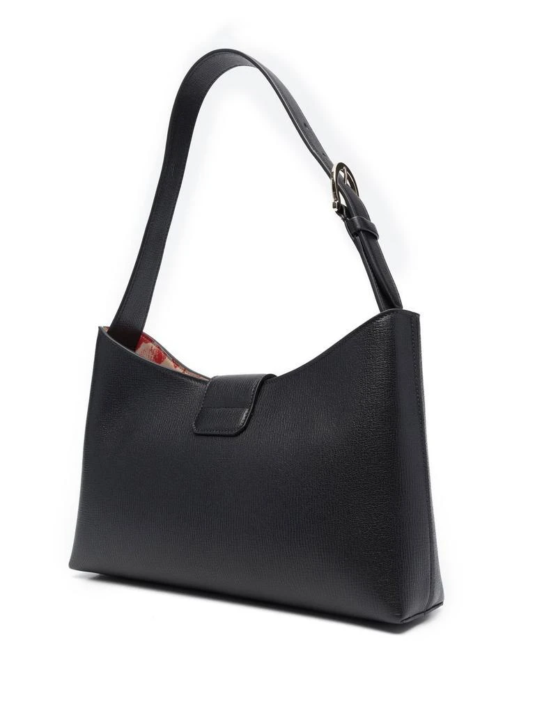商品Salvatore Ferragamo|SALVATORE FERRAGAMO Trifolio leather shoulder bag,价格¥9541,第3张图片详细描述