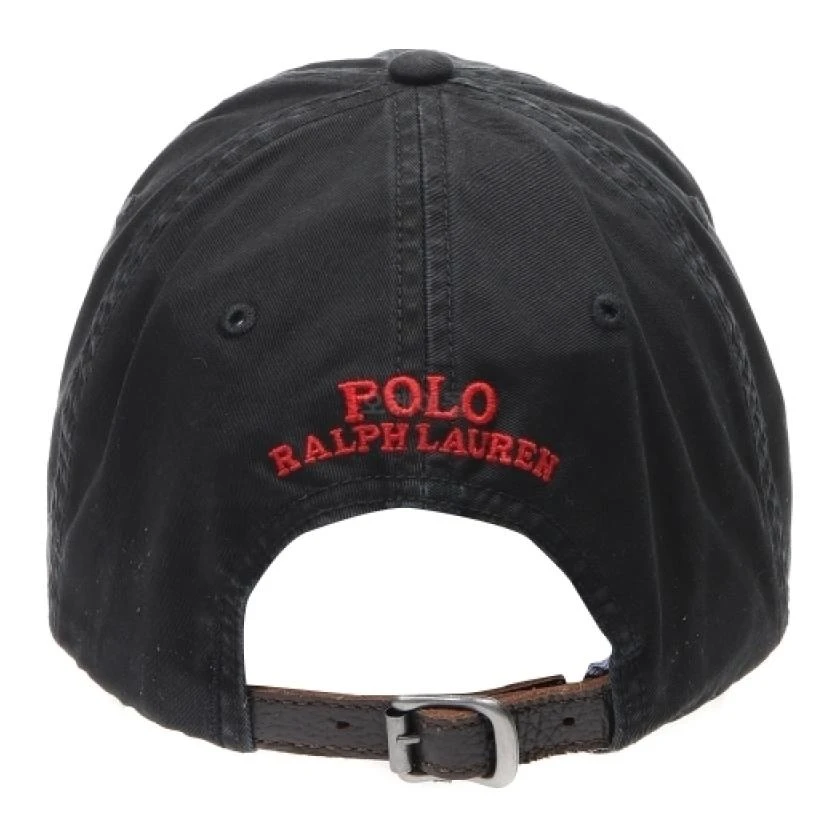 商品[国内直发] Ralph Lauren|图案装饰遮阳 鸭舌帽 男款 黑色,价格¥888,第5张图片详细描述