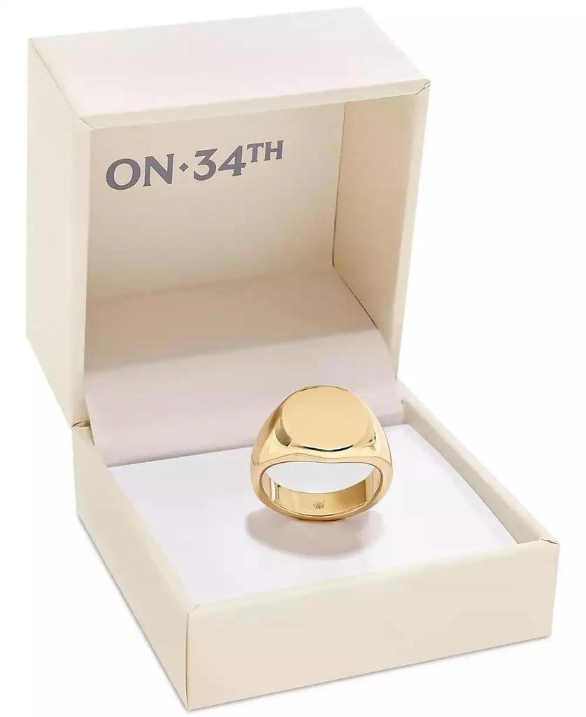 商品On 34th|Signet Ring, Created for Macy's,价格¥120,第4张图片详细描述