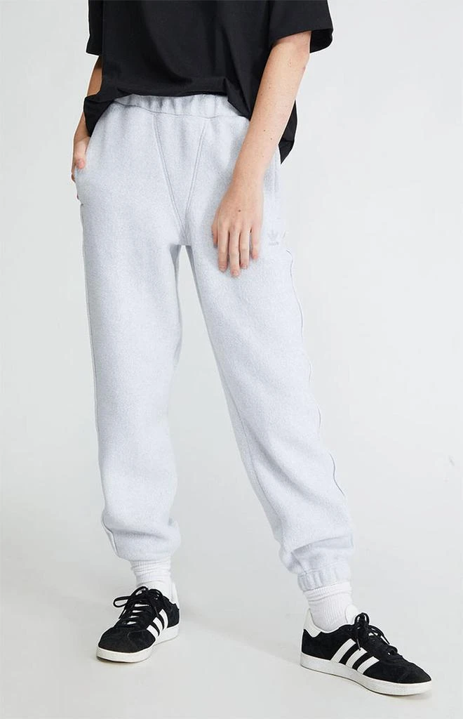 商品Adidas|Adicolor Heather Grey Polar Fleece Sweatpants,价格¥240,第2张图片详细描述