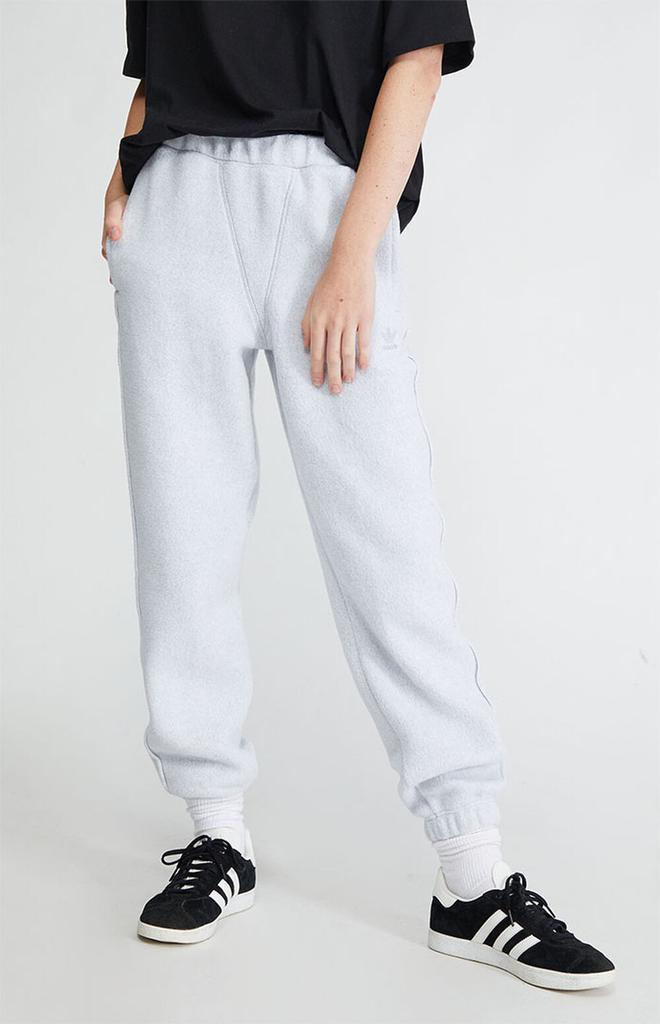商品Adidas|Adicolor Heather Grey Polar Fleece Sweatpants,价格¥335,第4张图片详细描述
