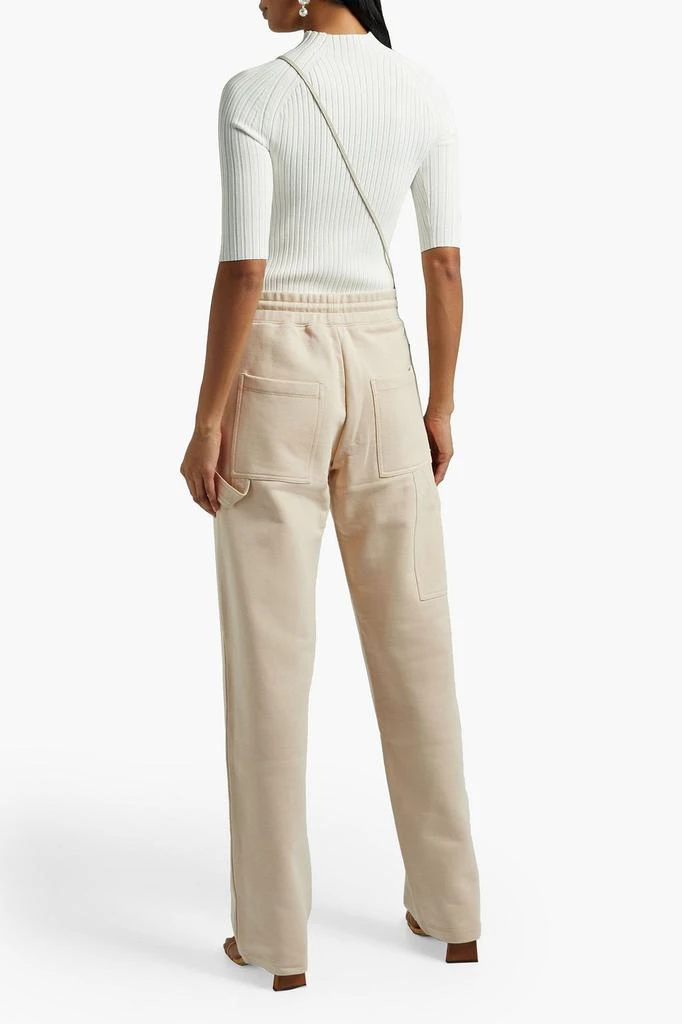 商品Dion Lee|Embroidered French cotton-terry track pants,价格¥1828,第3张图片详细描述