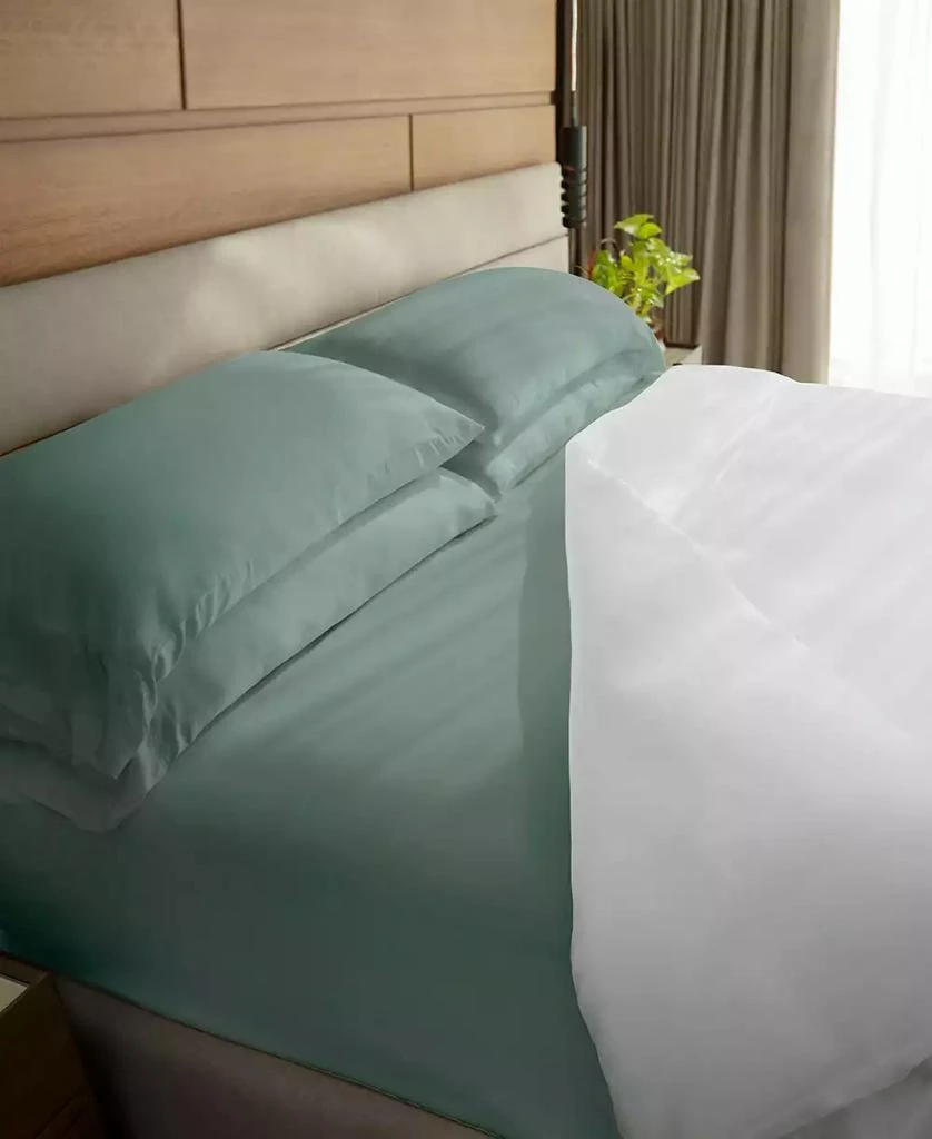 商品Cariloha|Classic 4-Piece Twill Sheet Set | White | King | Viscose Material |Extra soft, Cooling for Hot Sleepers, Corner Bands,价格¥1843,第2张图片详细描述