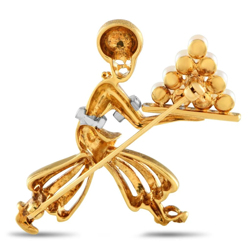 商品[二手商品] LB Exclusive|18K Yellow Gold Pearl Genie Brooch MF02-020525,价格¥12507,第2张图片详细描述