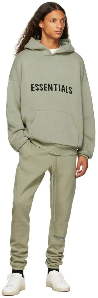 商品Essentials|男款 Khaki Knit 针织 连帽衫,价格¥279,第4张图片详细描述