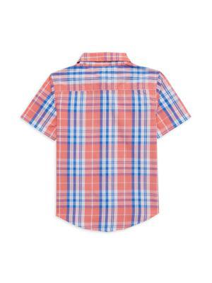 Little Boy’s Madras Plaid Shirt商品第2张图片规格展示